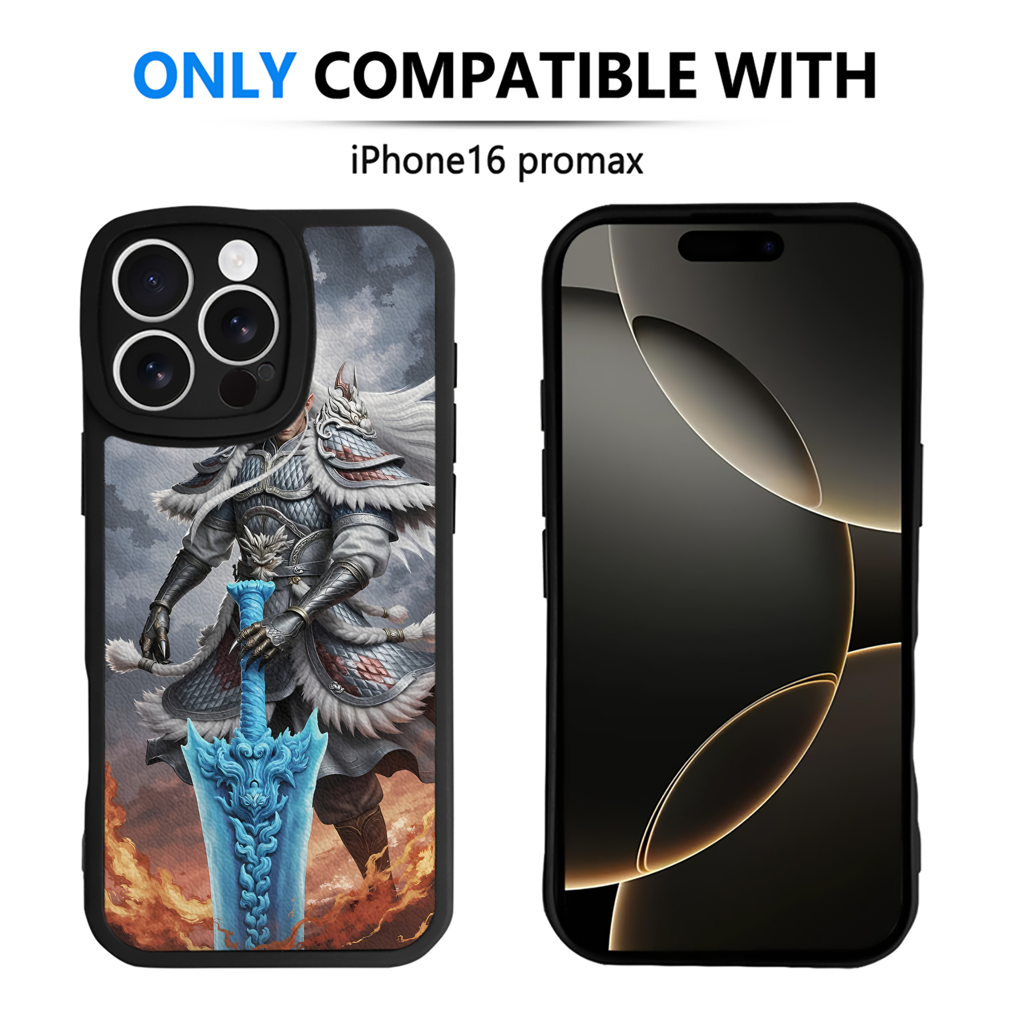 （画像用） Ne Zha 2 ナタ 魔童の大暴れ 【iPhone 16シリーズ対応】シリコンスマホケース（レザー調） 材質：シリコン